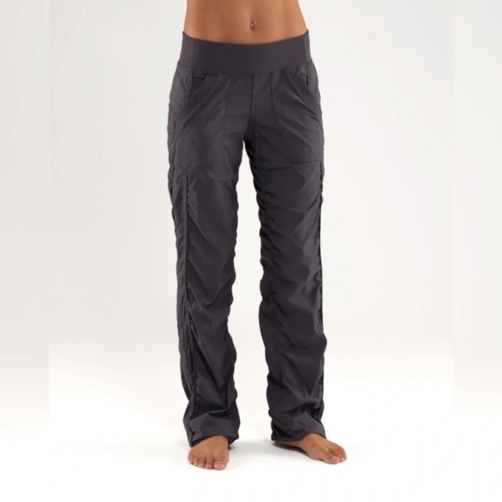 Women's Gray Active Pants - Picture 2 of 16